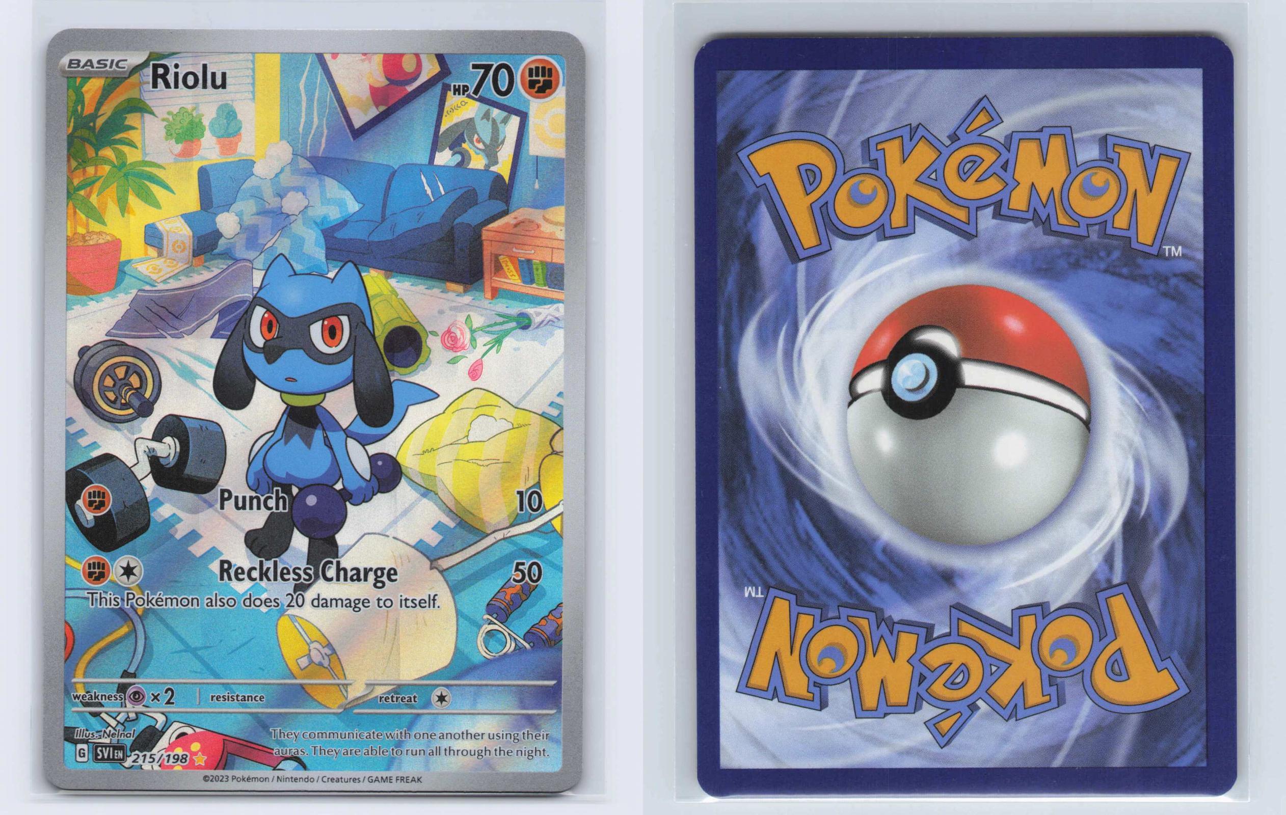 (#215/198) Riolu - Holo [Scarlet & Violet]