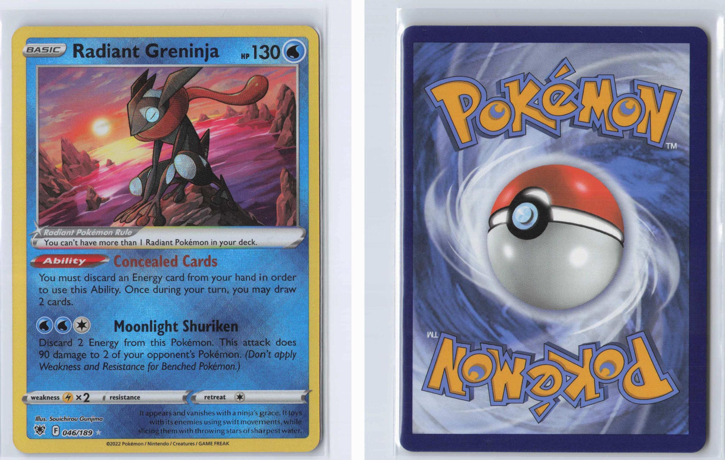 (#046/189) Radiant Greninja - Holo [Astral Radiance]