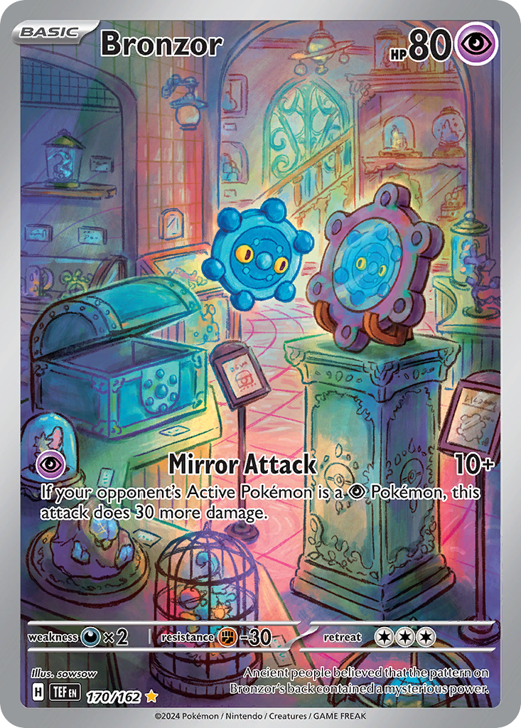 (#170/162) Bronzor - Holo [Temporal Forces]