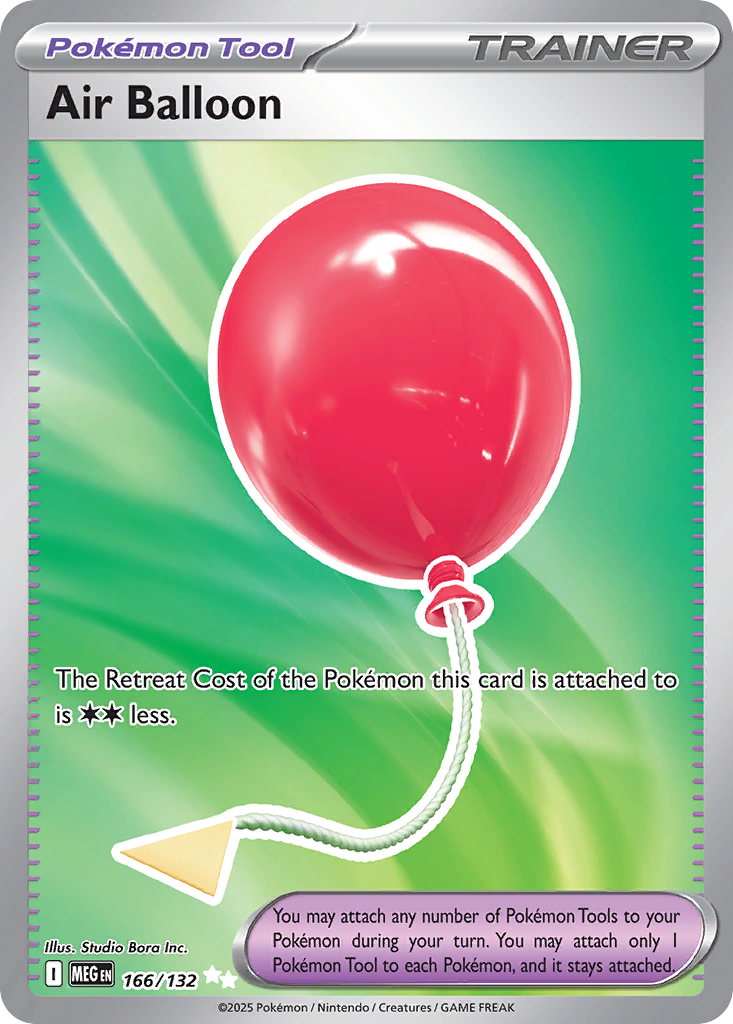 (#166/132) Air Balloon - Holo [Mega Evolution]