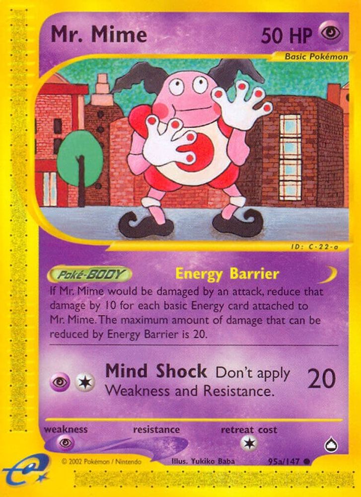 (#95A/147) Mr. Mime (95a) - Normal [Aquapolis]