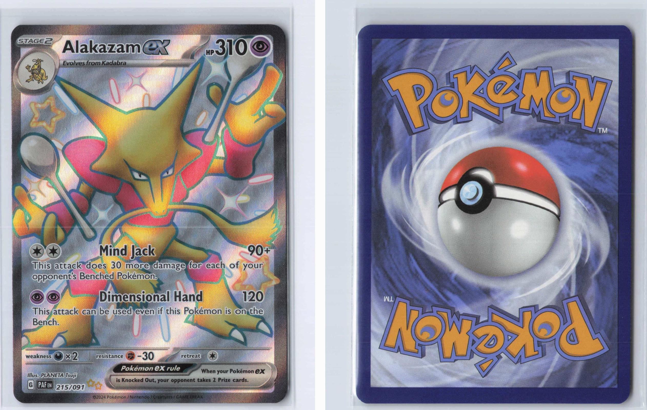 (#215/091) Alakazam ex - Holo [Paldean Fates]
