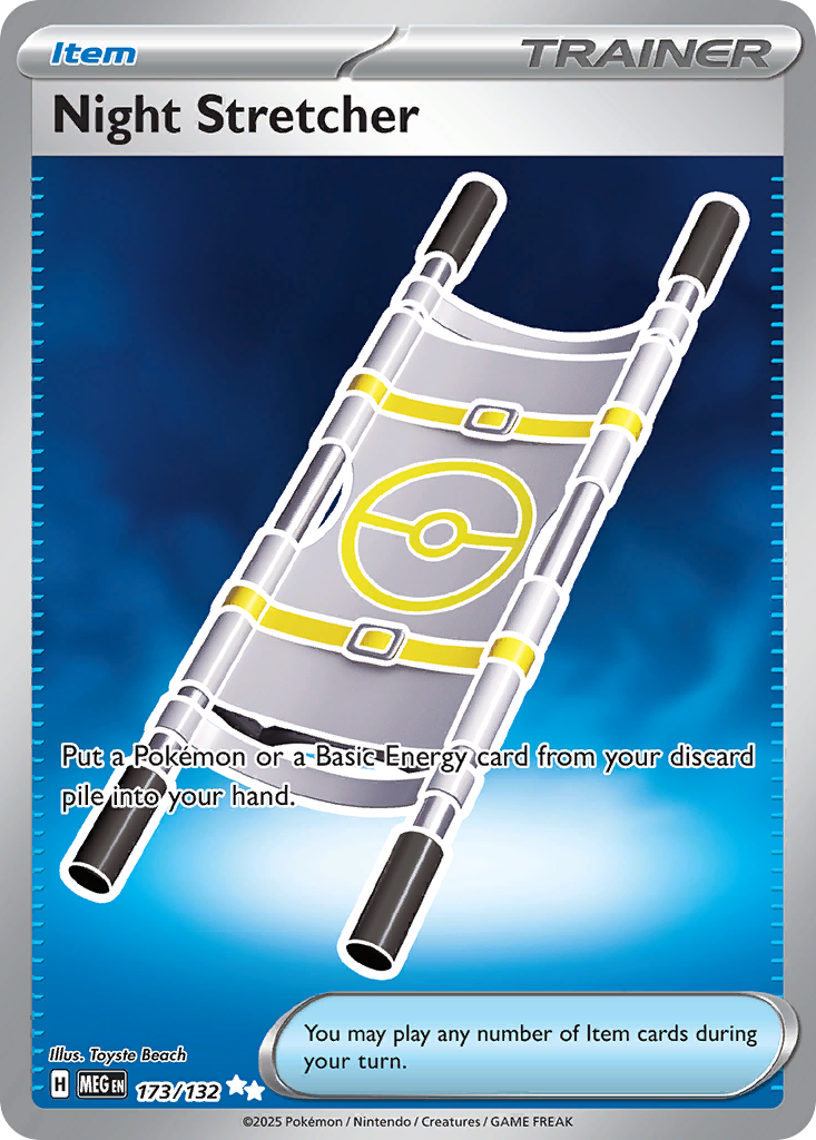 (#173/132) Night Stretcher - Holo [Mega Evolution]