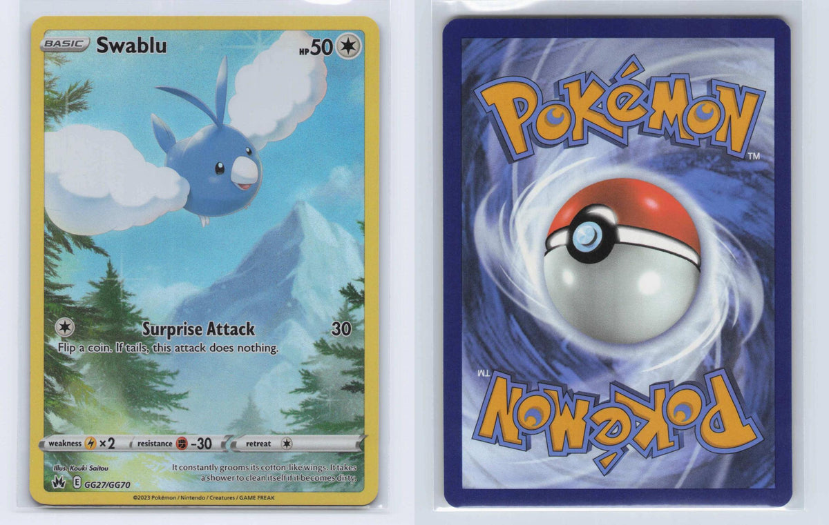 (#GG27/GG70) Swablu - Holo [Crown Zenith Galarian Gallery]