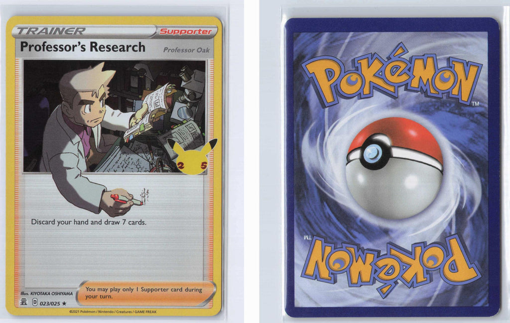 (#023/025) Professor's Research (Professor Oak) - Holo [Celebrations]