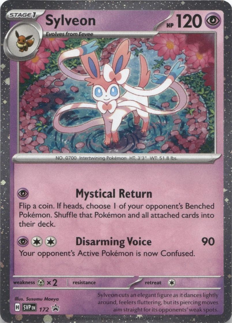 (#172) Sylveon (Cosmos Holo) - Normal [Scarlet & Violet Promo]