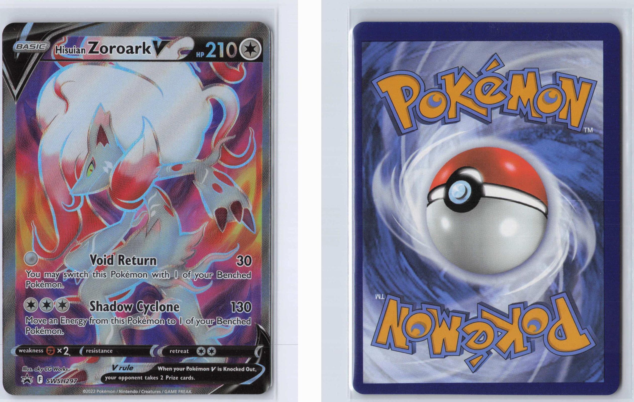 (#SWSH297) Hisuian Zoroark V - Holo [Sword & Shield Promo]
