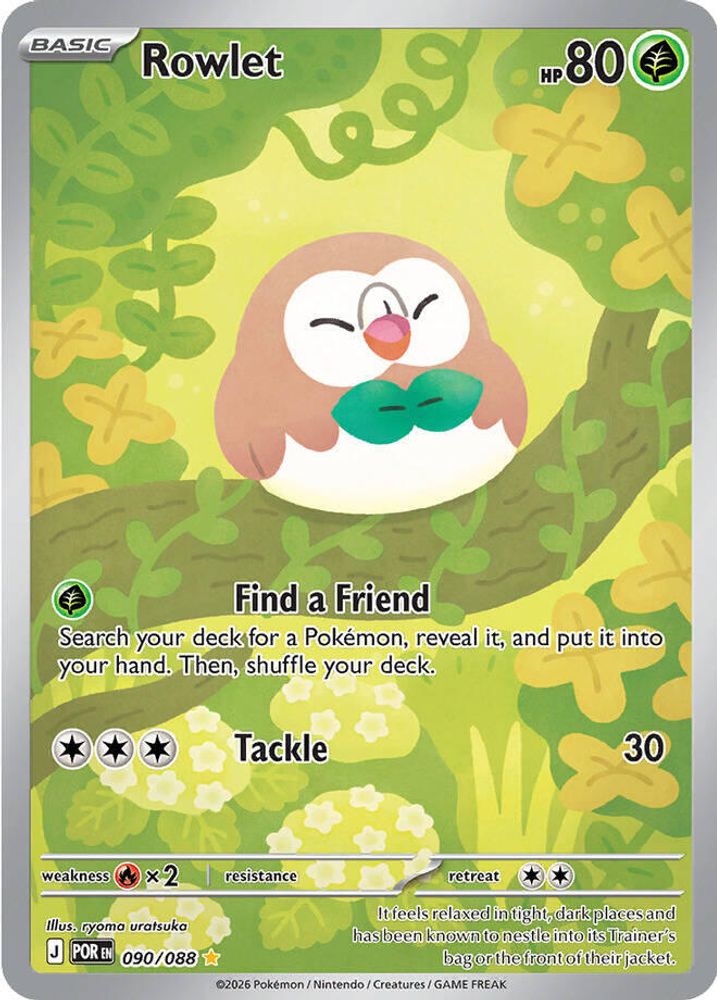 (#090/088) Rowlet - Holo [Perfect Order]