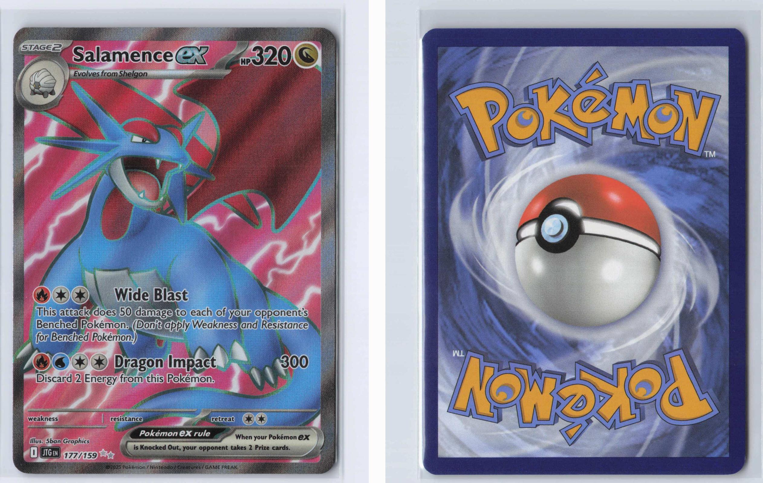 (#177/159) Salamence ex - Holo [Journey Together]