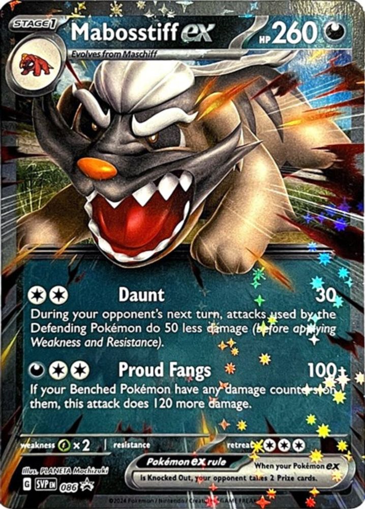 (#086) Mabosstiff ex - Holo [Scarlet & Violet Promo]