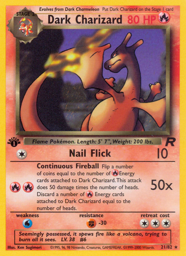 (#21/82) Dark Charizard - Unlimited [Team Rocket]