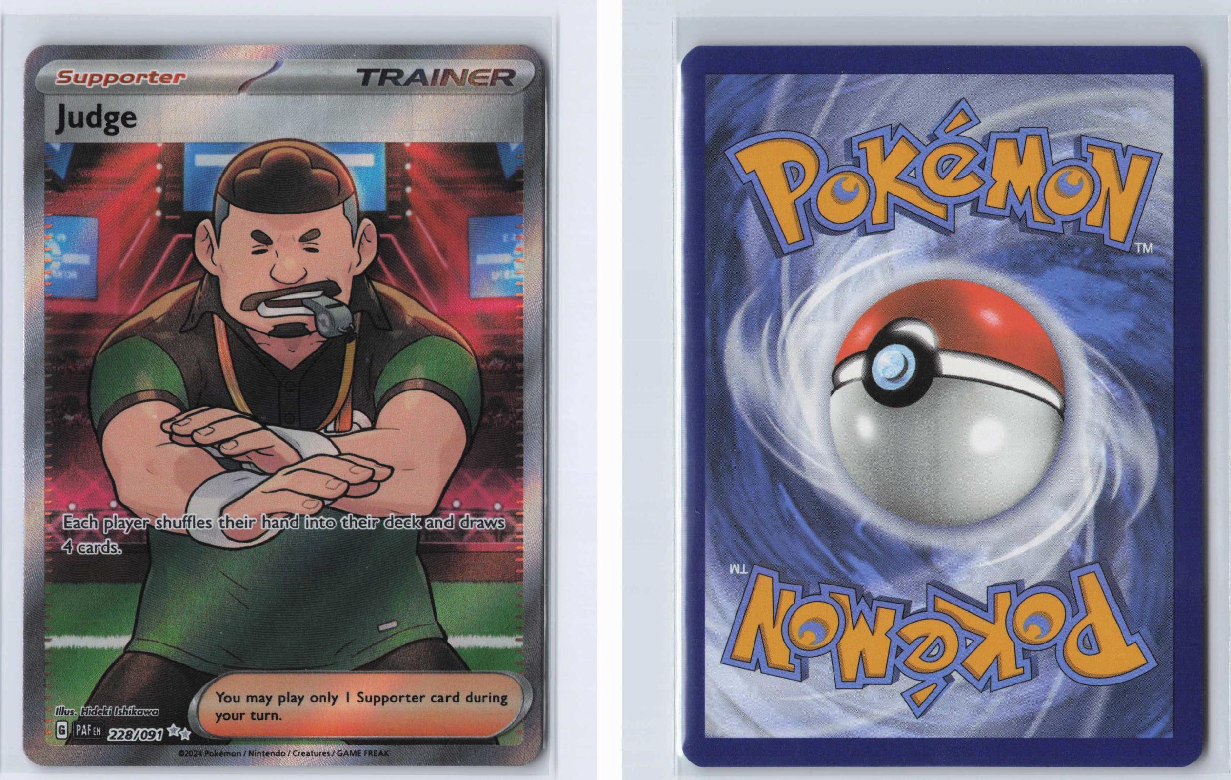 (#228/091) Judge - Holo [Paldean Fates]
