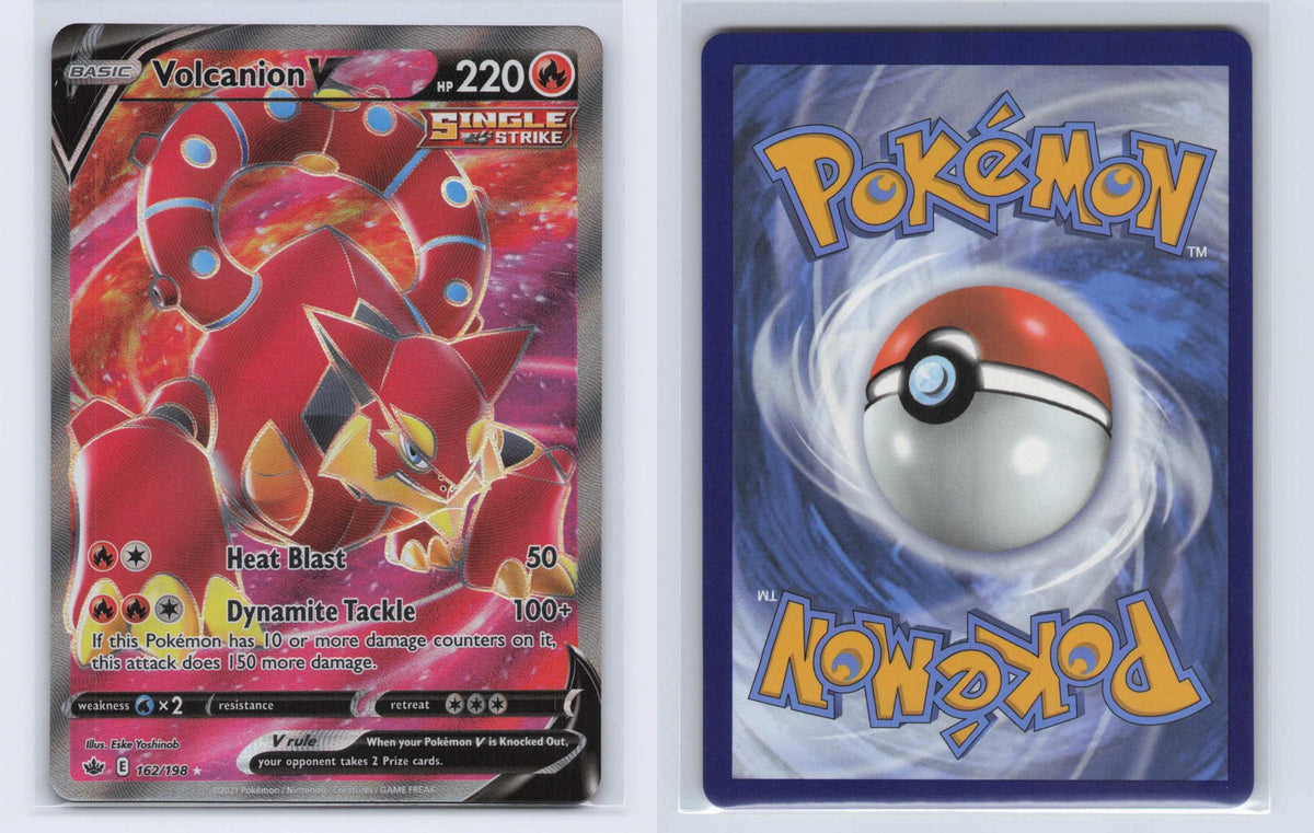 (#162/198) Volcanion V - Holo [Chilling Reign]