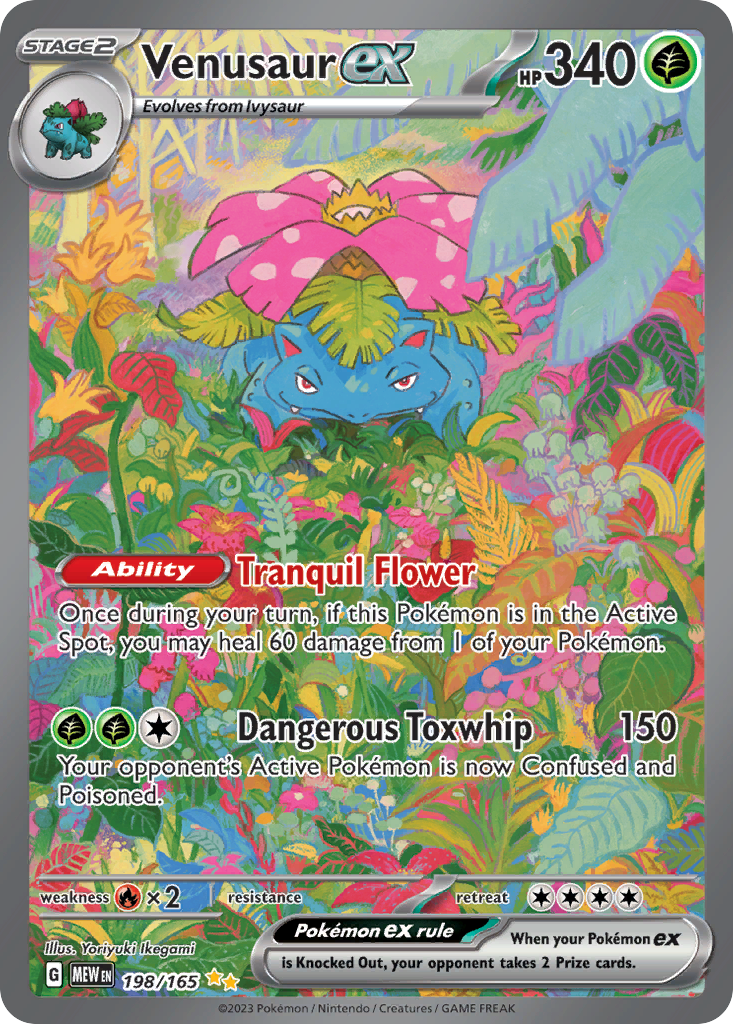 (#198/165) Venusaur ex - Holo [151]