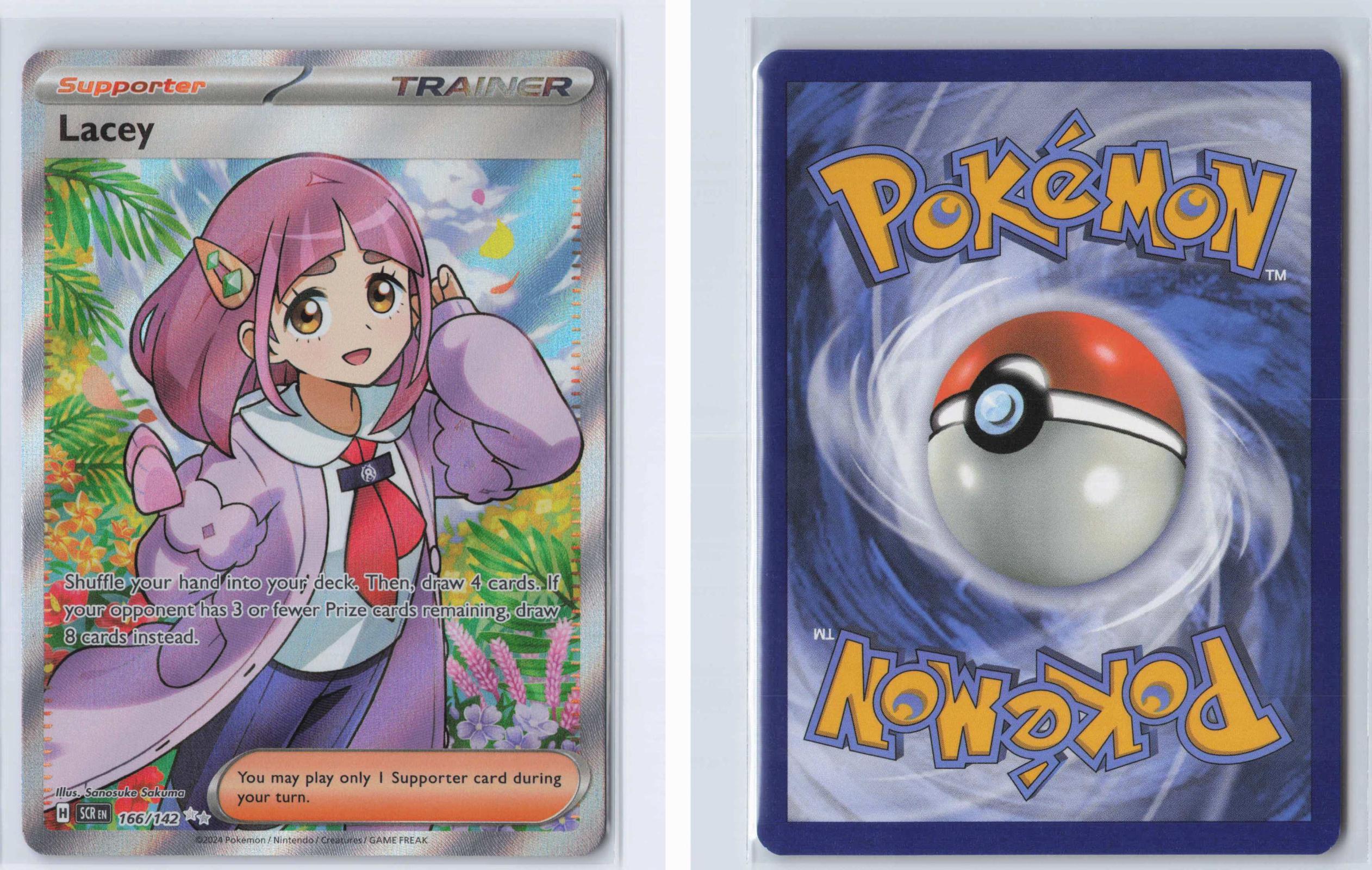 (#166/142) Lacey - Holo [Stellar Crown]