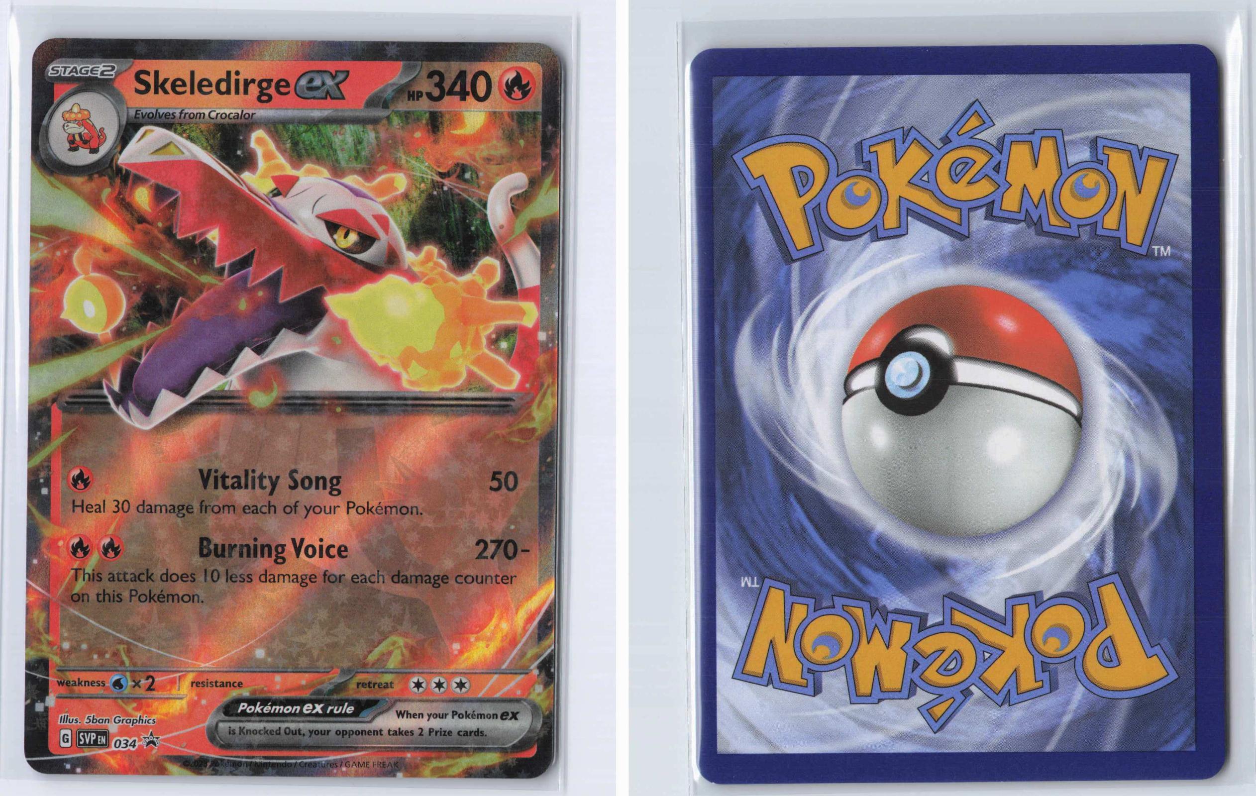 (#034) Skeledirge ex - Holo [Scarlet & Violet Promo]