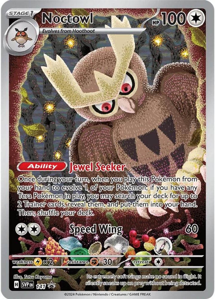 (#141) Noctowl - Holo [Scarlet & Violet Promo]