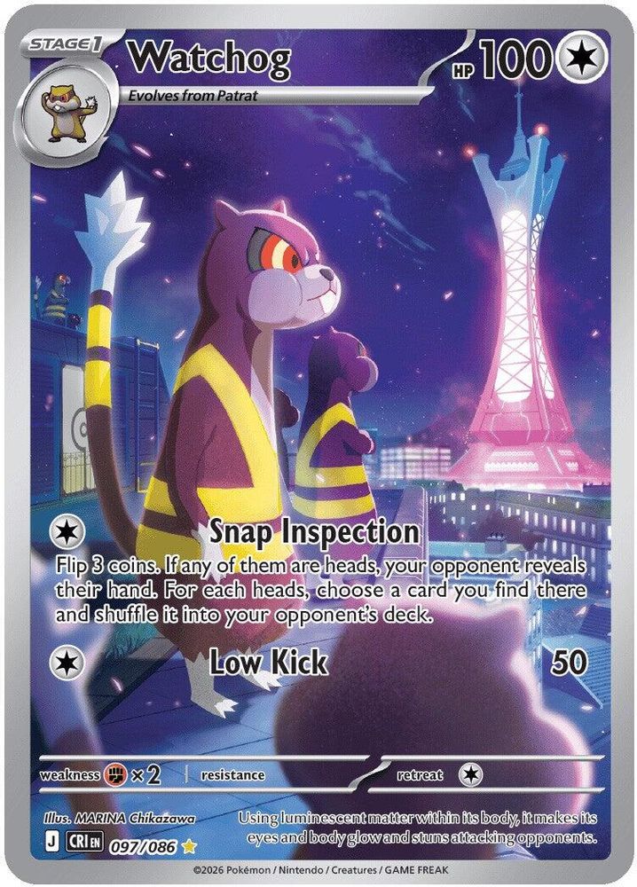 (#097/086) Watchog - Holo [Chaos Rising]