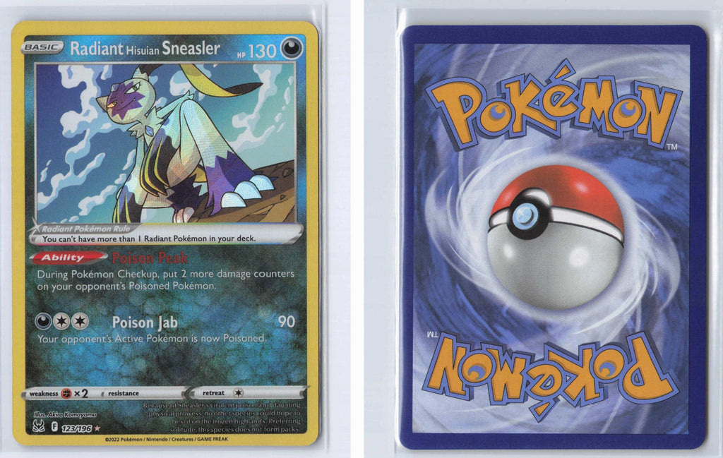 (#123/196) Radiant Hisuian Sneasler - Holo [Lost Origin]