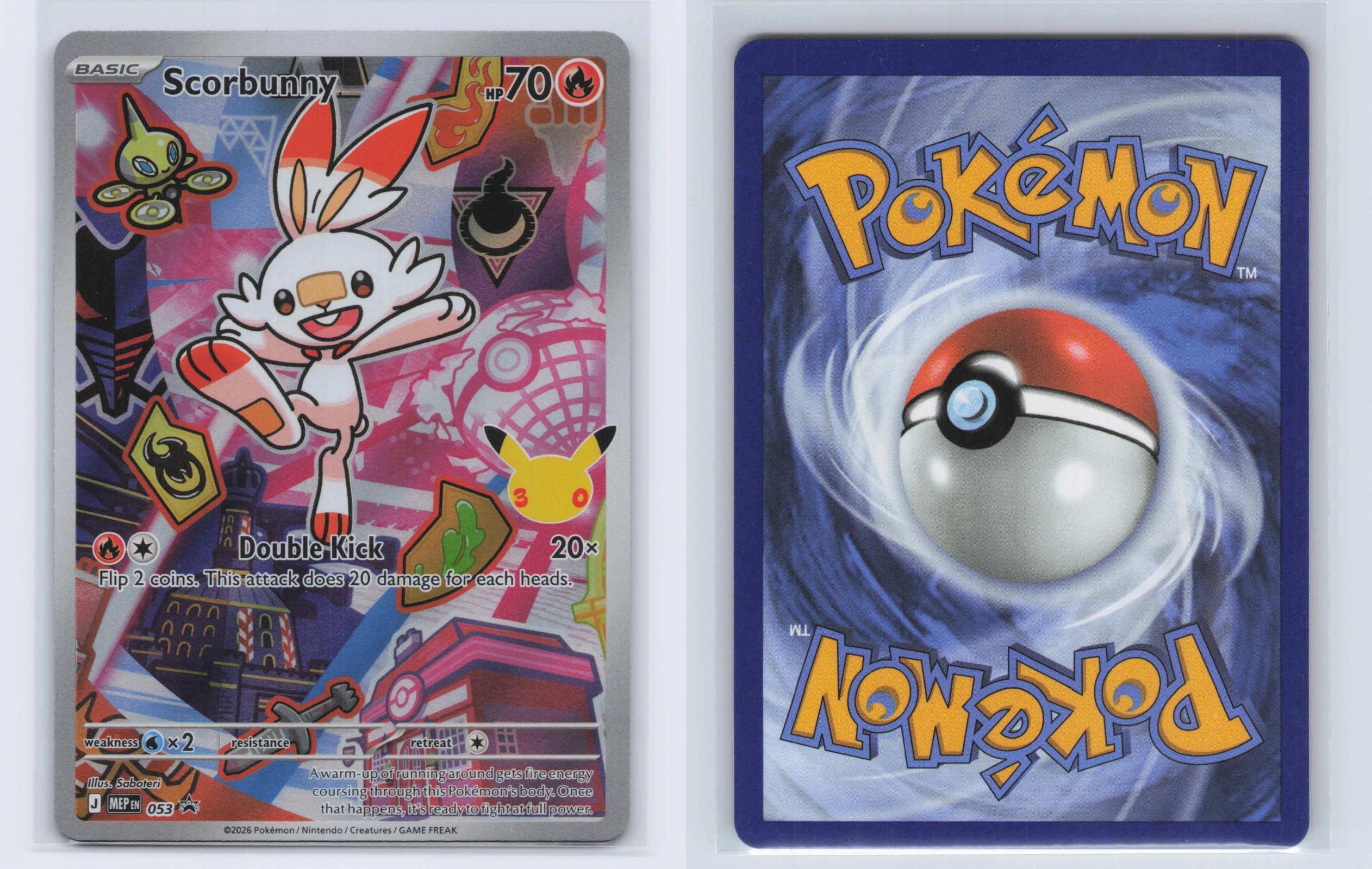 (#053) Scorbunny - Holo [ME: Mega Evolution Promo]