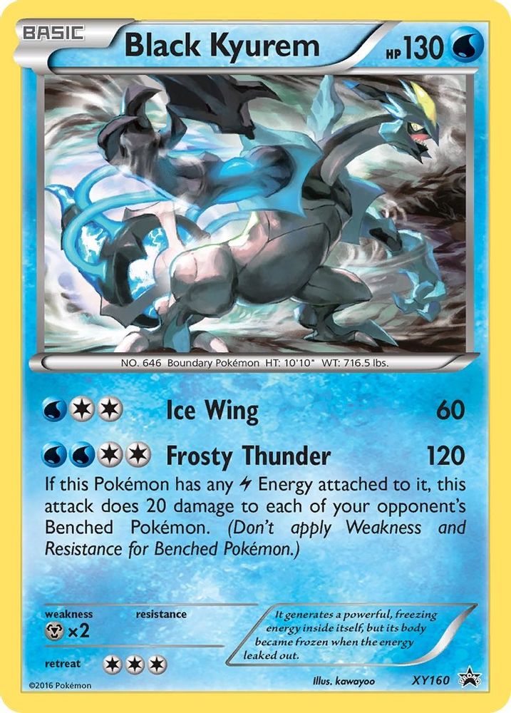 (#XY160) Black Kyurem - Holo [XY Promo]