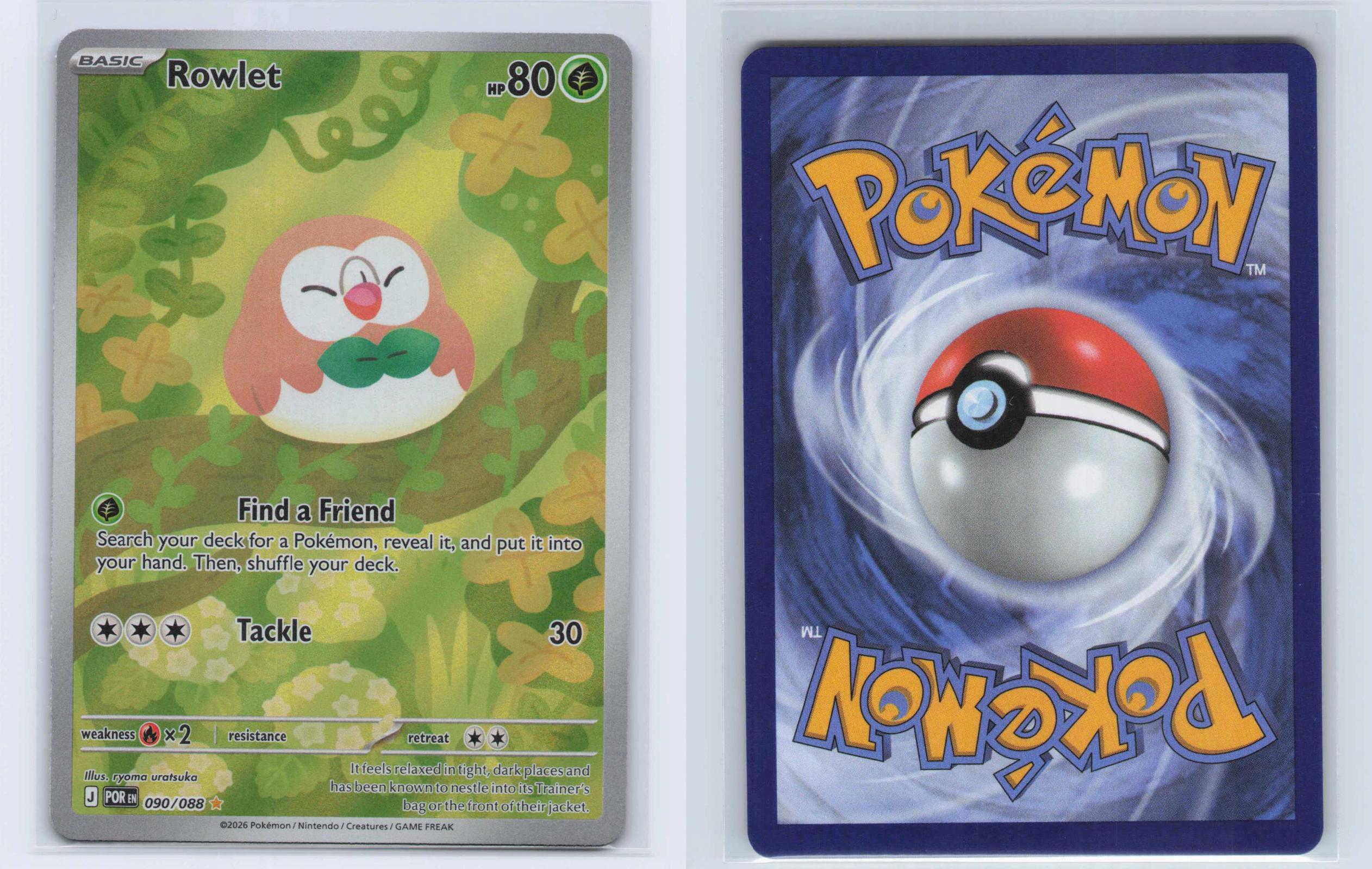 (#090/088) Rowlet - Holo [Perfect Order]