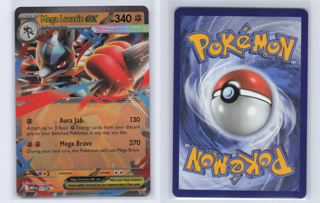 (#012) Mega Lucario ex - Holo [ME: Mega Evolution Promo]