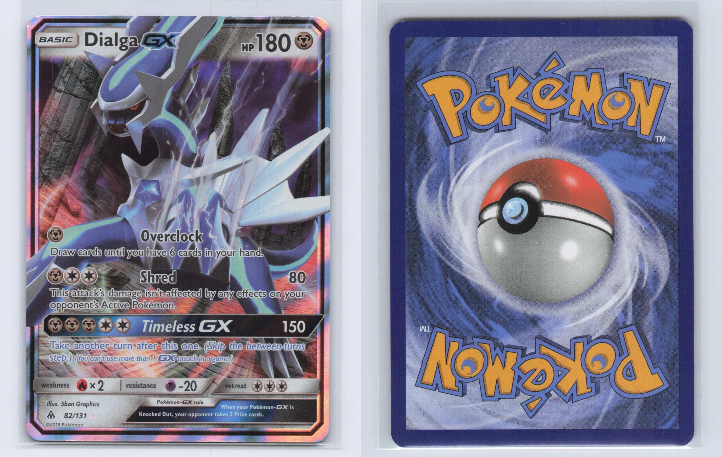 (#82/131) Dialga GX - Holo [Forbidden Light]
