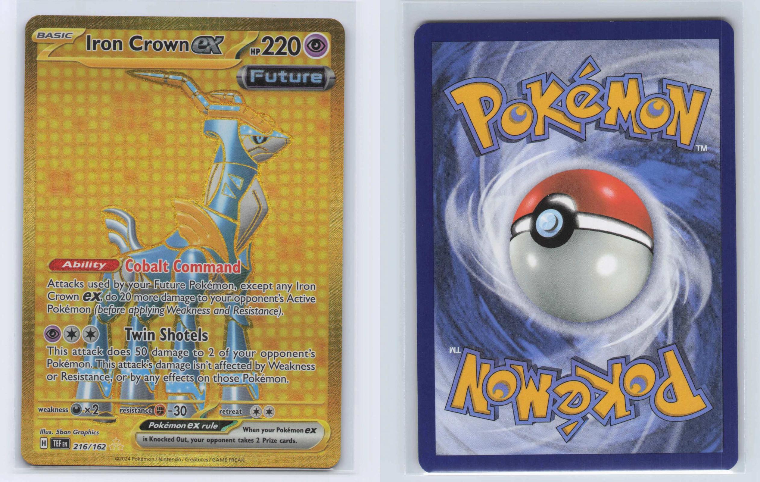 (#216/162) Iron Crown ex - Holo [Temporal Forces]