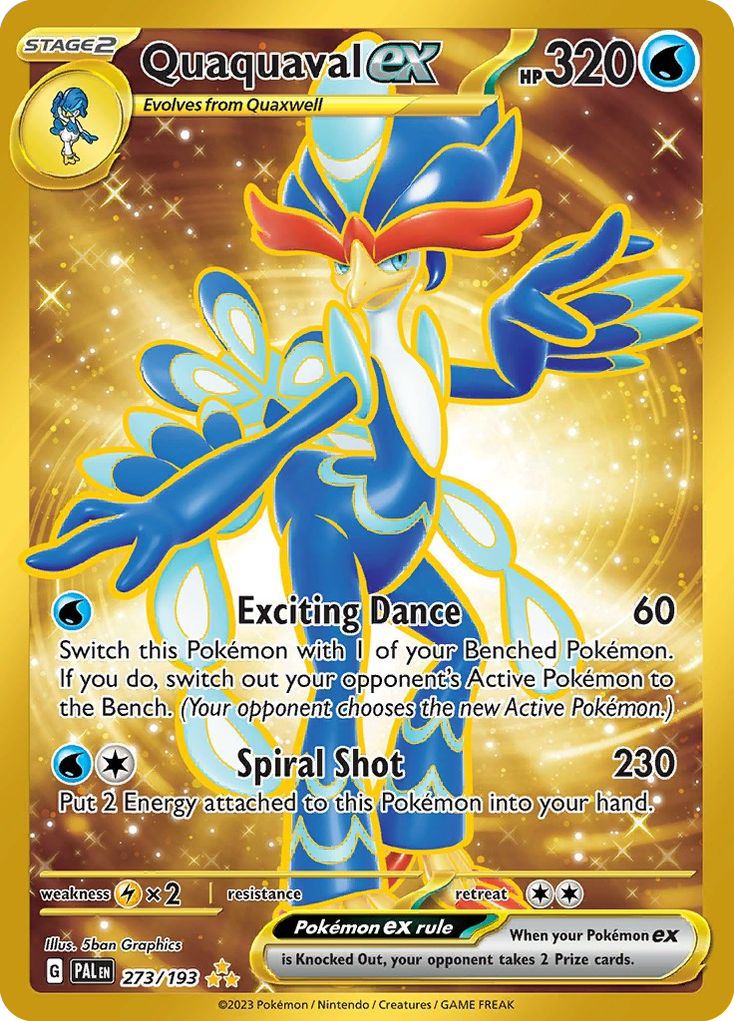 (#273/193) Quaquaval ex - Holo [Paldea Evolved]