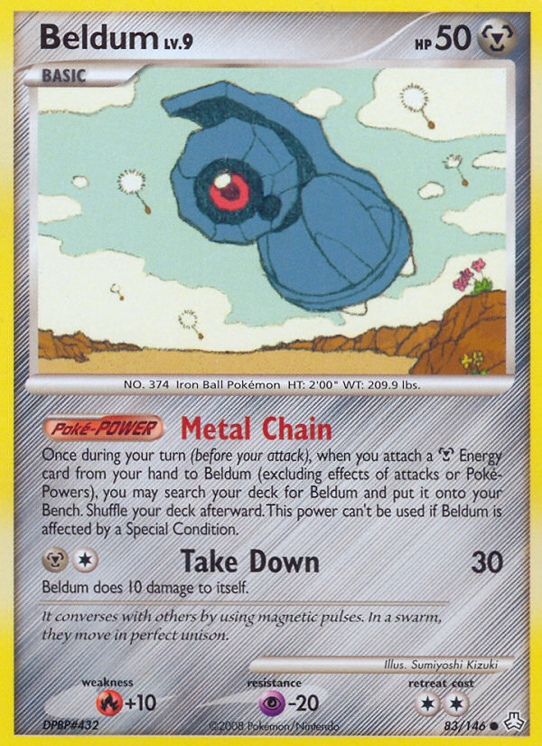 (#83/146) Beldum - Reverse Holo [Legends Awakened]