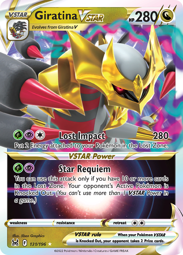 (#131/196) Giratina VSTAR - Holo [Lost Origin]