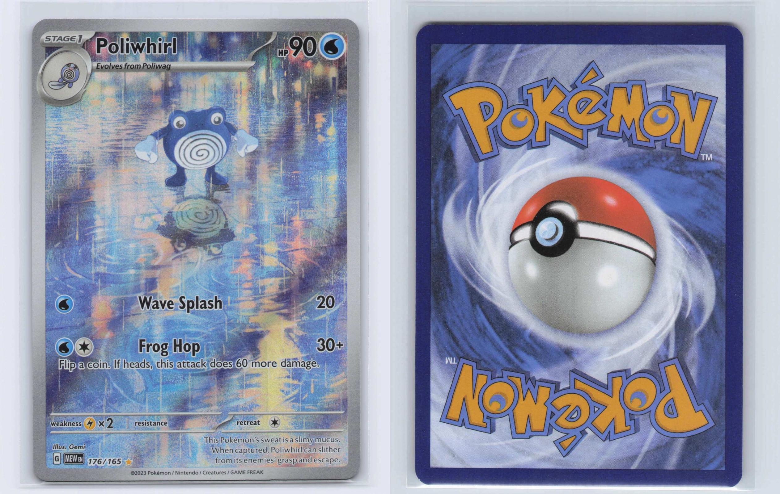 (#176/165) Poliwhirl - Holo [151]