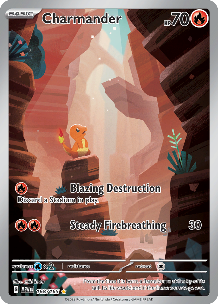 (#168/165) Charmander - Holo [151]