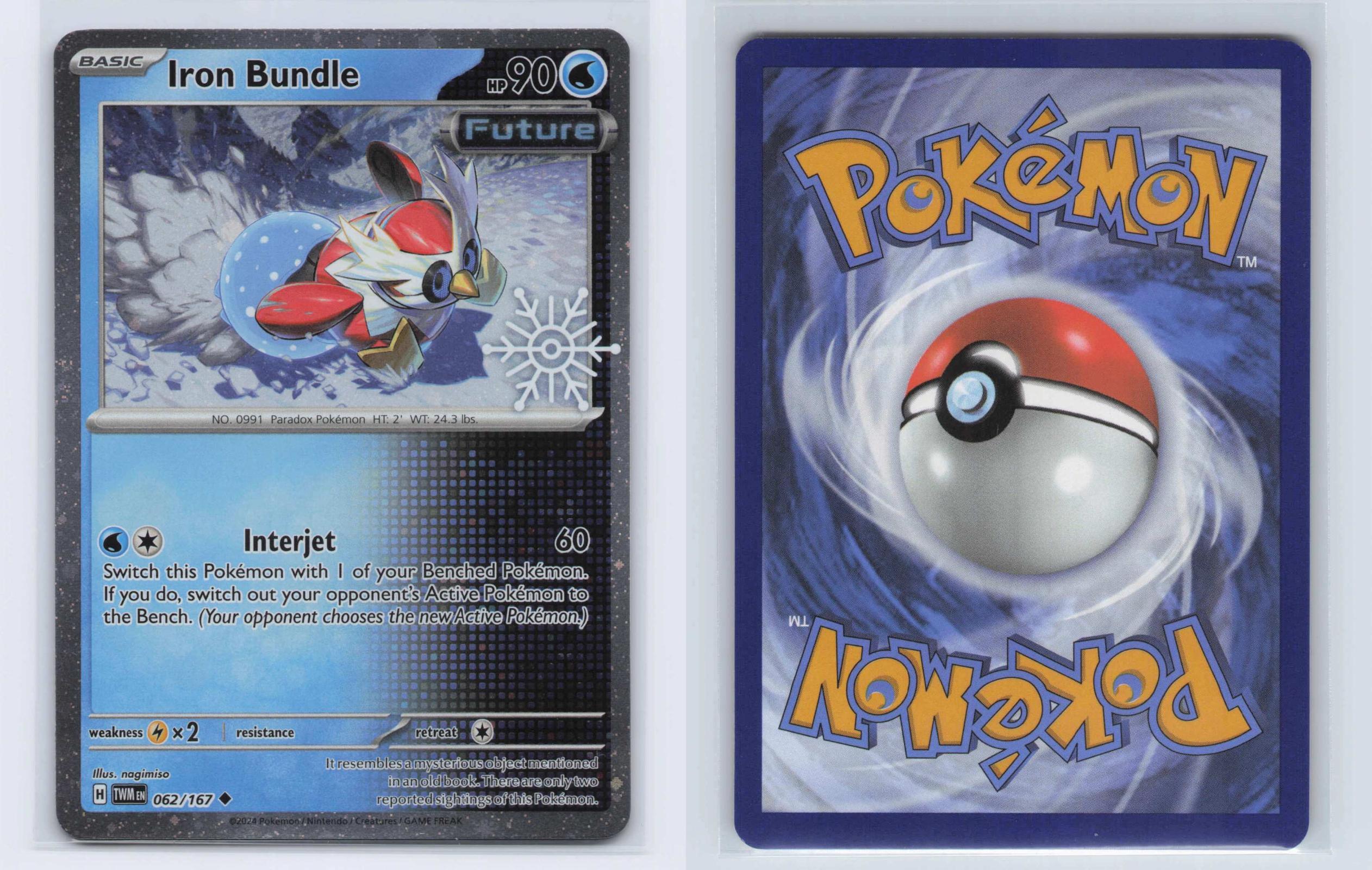 (#062/167) Iron Bundle (Holiday Calendar) - Holo [Miscellaneous Cards & Products]