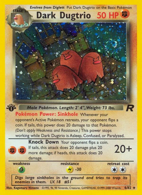 (#06/82) Dark Dugtrio (6) [Team Rocket]