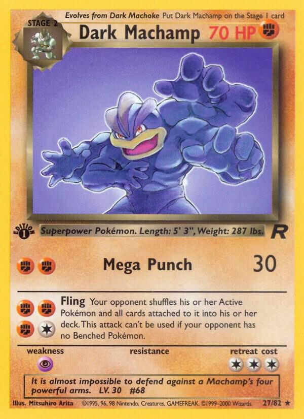 (#27/82) Dark Machamp (27) [Team Rocket]