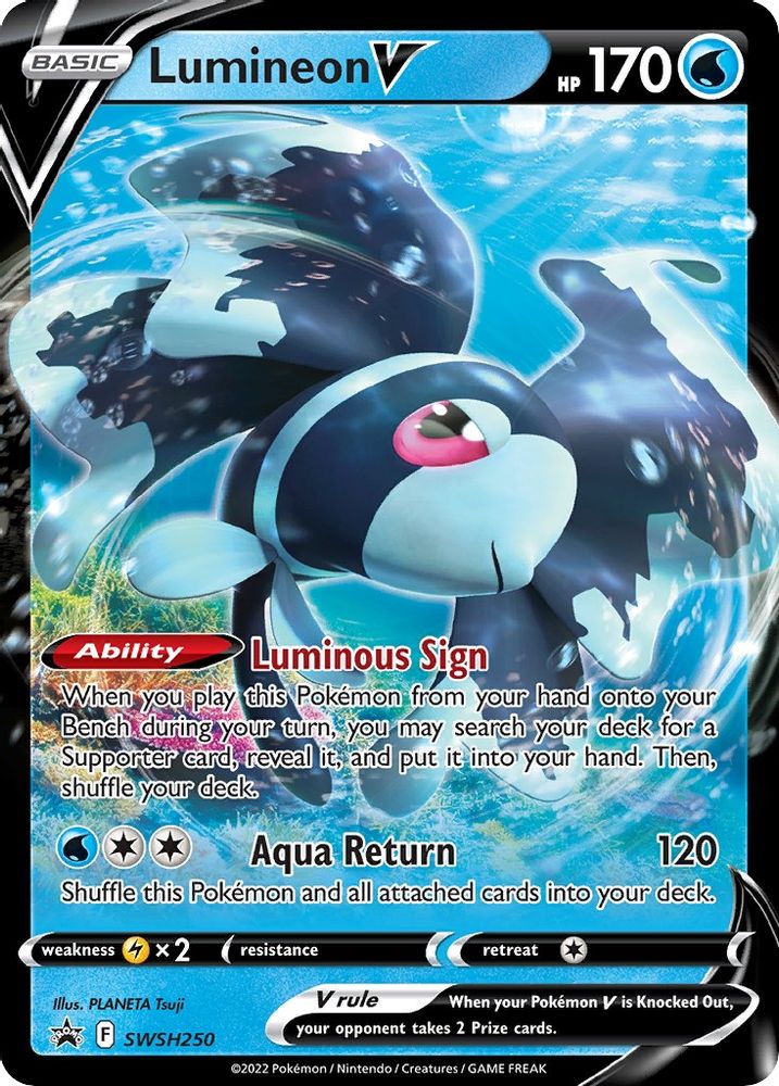 (#SWSH250) Lumineon V - Holo [Sword & Shield Promo]