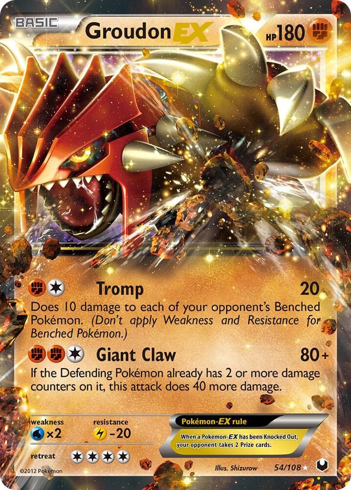(#54/108) Groudon EX [Dark Explorers]
