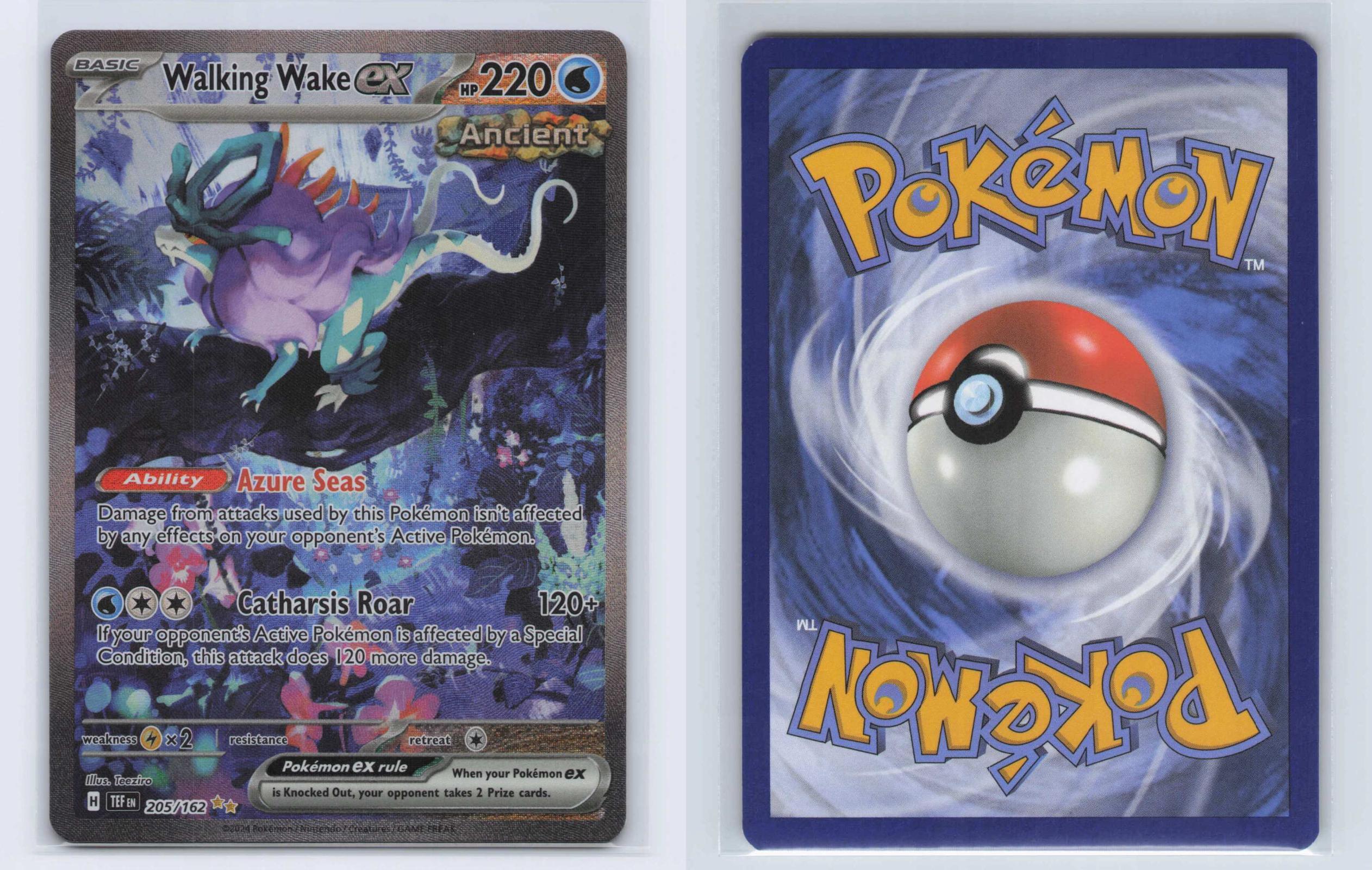 (#205/162) Walking Wake ex - Holo [Temporal Forces]