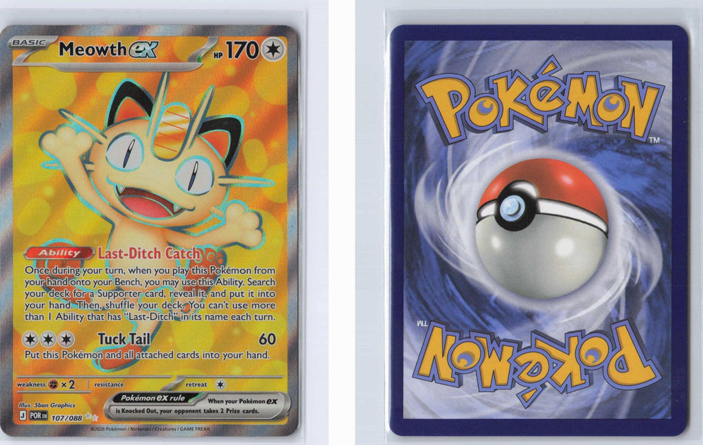 (#107/088) Meowth ex - Holo [Perfect Order]