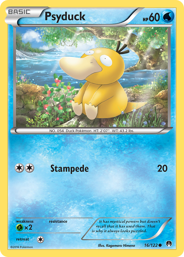 (#16/122) Psyduck - Reverse Holo [BREAKpoint]