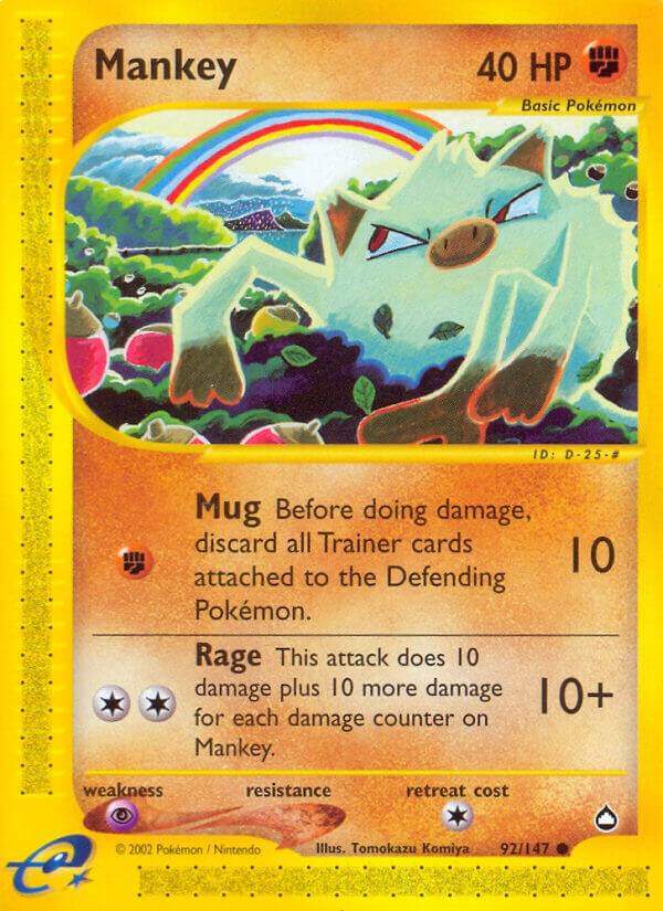 (#092/147) Mankey [Aquapolis]