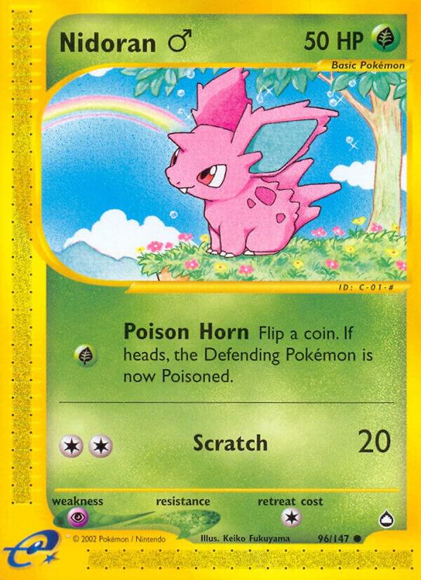 (#096/147) Nidoran M [Aquapolis]