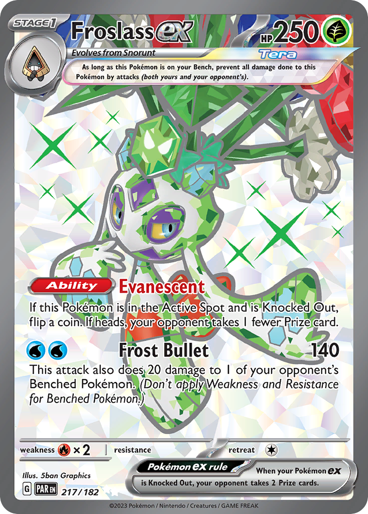 (#217/182) Froslass ex - Holo [Paradox Rift]