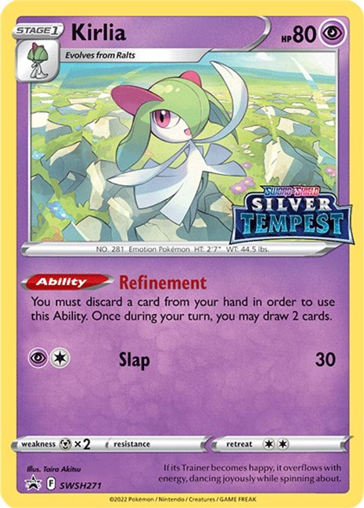 (#SWSH271) Kirlia (Prerelease) - Holo [Sword & Shield Promo]