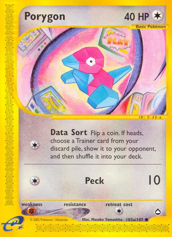 (#103a/147) Porygon (103a) [Aquapolis]