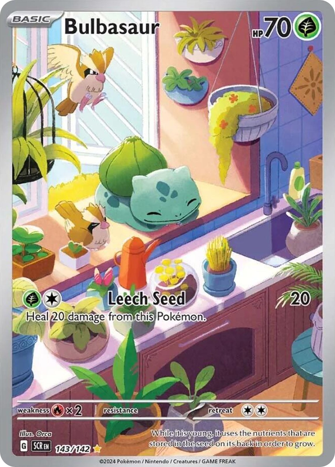 (#143/142) Bulbasaur - Holo [Stellar Crown]