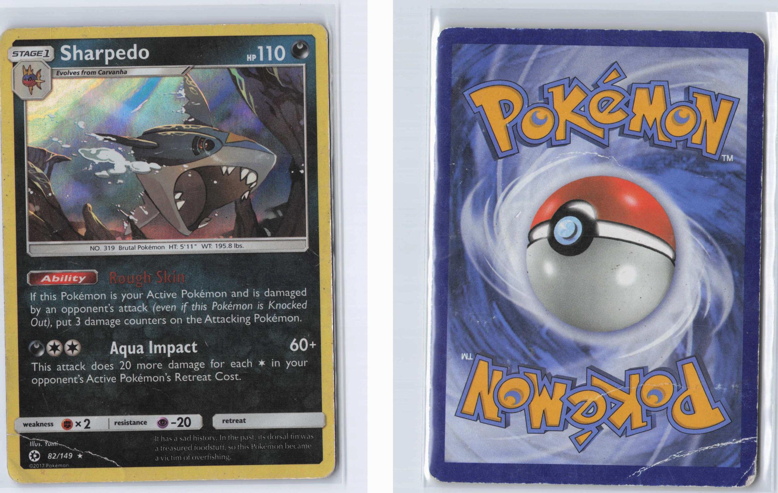 (#82/149) Sharpedo - Holo [SM Base Set]