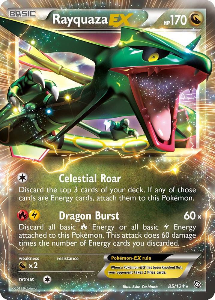(#85/124) Rayquaza EX [Dragons Exalted]